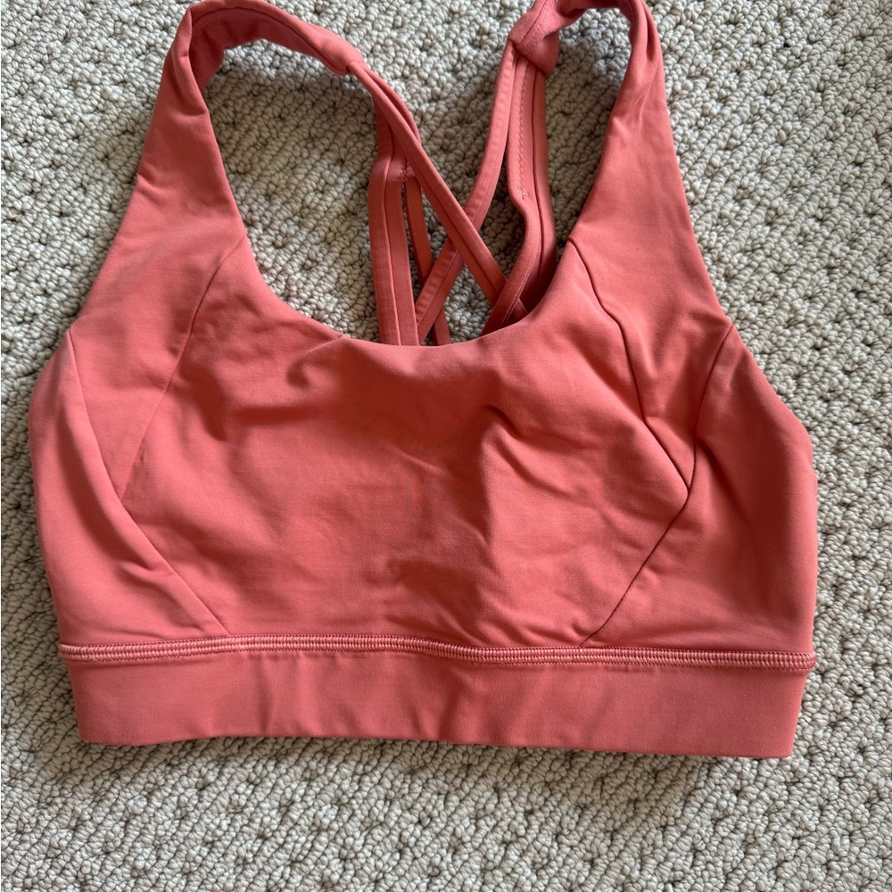 Lululemon pink sports bra